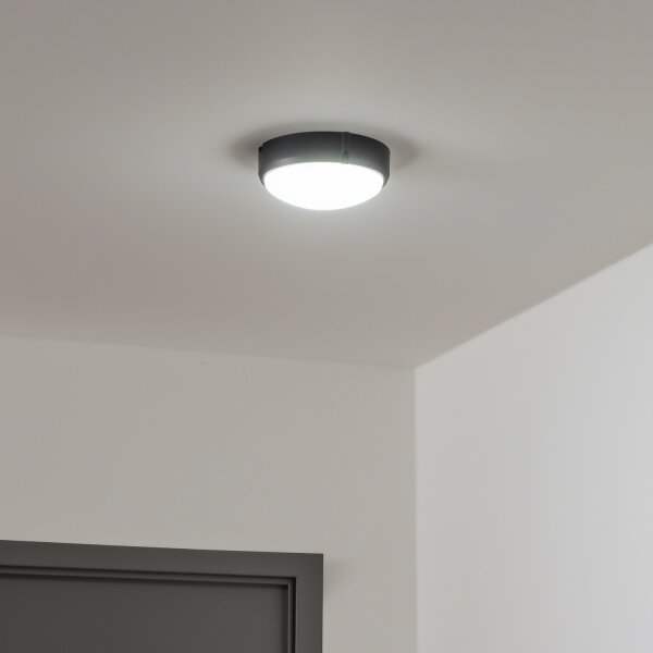 Brilagi - LED Stropní průmyslové svítidlo SIMA LED/12W/230V IP65 černá