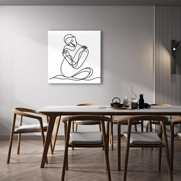 Obraz jemná kráska v minimalismu