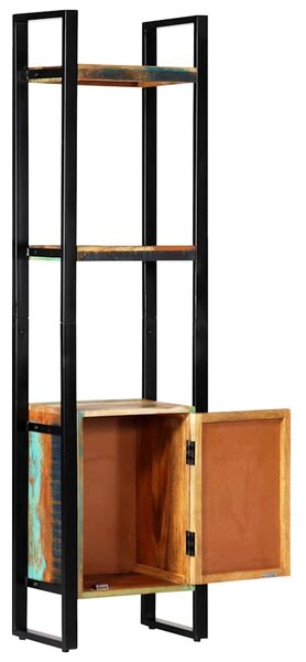Police na knihy 45 x 30 x 171 cm masivní recyklované dřevo 247907