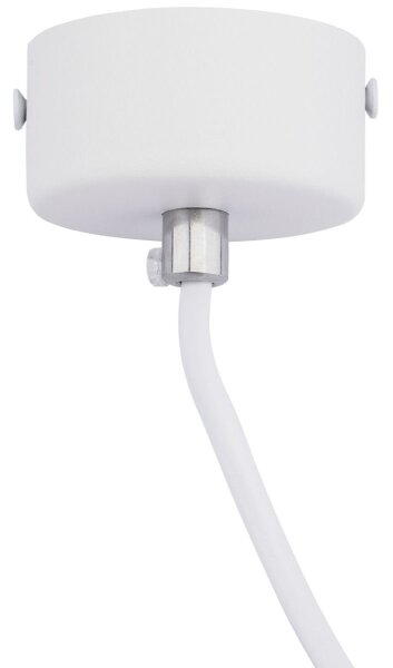 Lustr na lanku KARADON 1xGU10/30W/230V 17 cm bílá