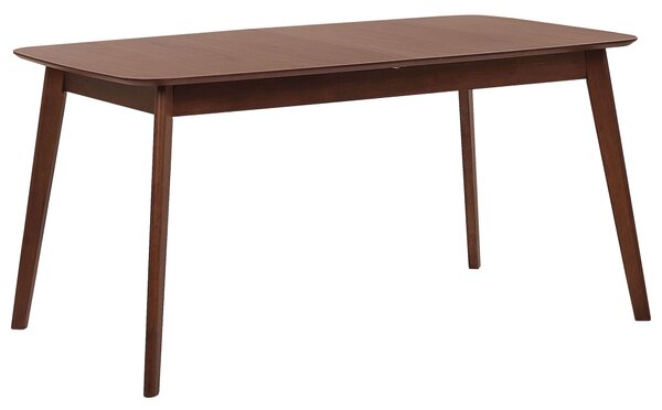 Rozkládací jídelní stůl MADOX Tmavý ořech 120/150 cm 75 cm