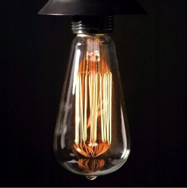 Průmyslová dekorační stmívatelná žárovka SELEBY ST64 E27/40W/230V 2200K