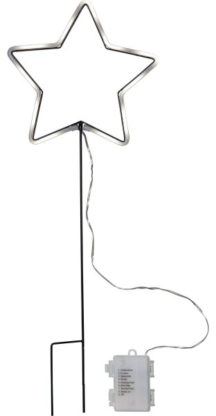 Eglo 411177 - LED Venkovní vánoční dekorace NEONSTAR 72xLED/3xAA IP44