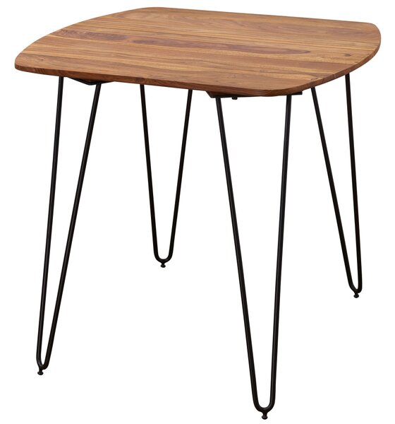 Brüxxi Jídelní stůl Dorien, 80 cm, sheesham Sheesham