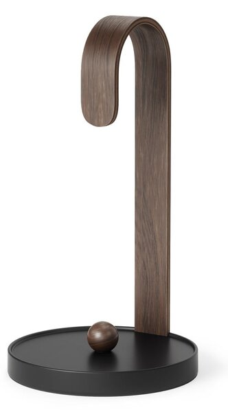 Černý dřevěný stojan na papírové utěrky ø 17 cm Bellwood – Umbra
