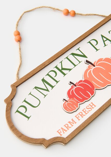 Sinsay - Závěsná dekorace s nápisem „Pumpkin Patch“ - vícebarevná