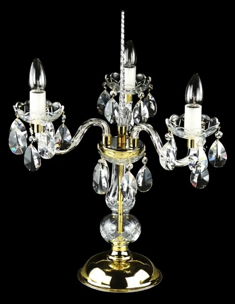 Stolní lampa AS003K, Varianta Zlatá