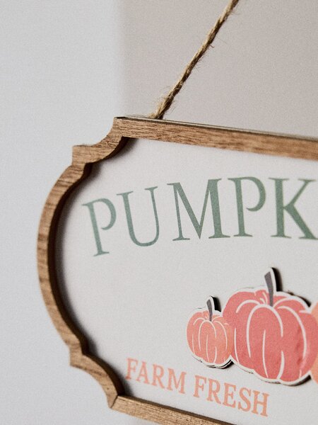Sinsay - Závěsná dekorace s nápisem „Pumpkin Patch“ - vícebarevná