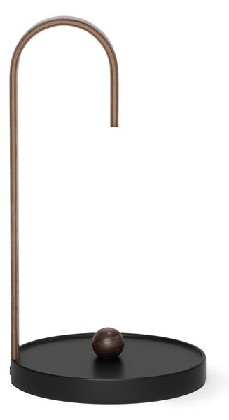 Černý dřevěný stojan na papírové utěrky ø 17 cm Bellwood – Umbra