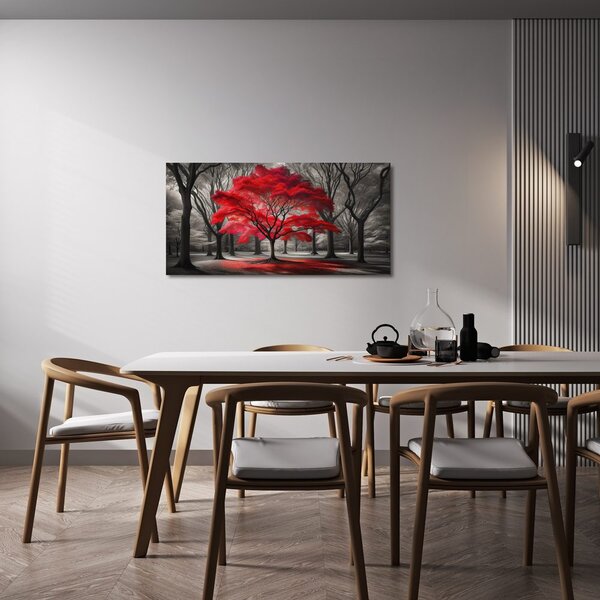 Obraz zářivý strom života v přírodě