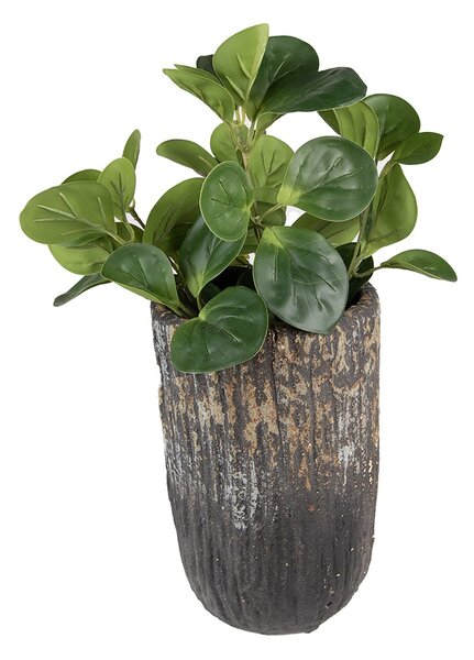 Granitový antik vysoký květináč - Ø15*24 cm - Clayre & Eef