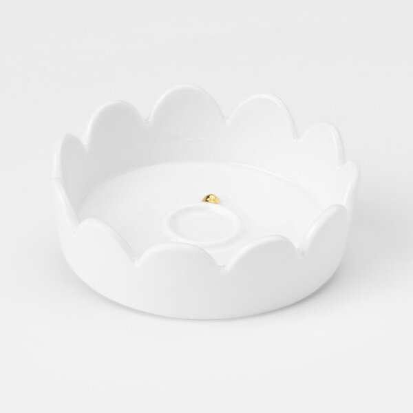 Porcelánový tácek na prsteny Flower