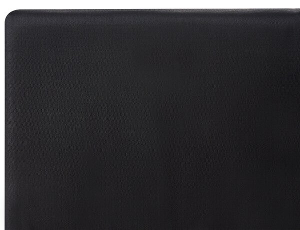 Postel Tkanina FITOU 120 x 200 cm Černá