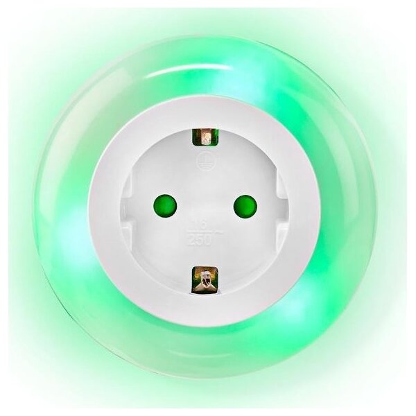 Nedis LNLGSOCK01 - LED Noční světlo se senzorem LED/0,6W/230V
