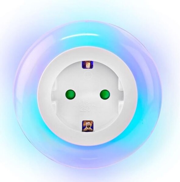 Nedis LNLGSOCK01 - LED Noční světlo se senzorem LED/0,6W/230V