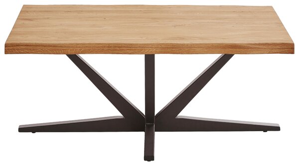KONFERENČNÍ STOLEK, černá, barvy dubu, dřevo, kov, 110/70/45 cm Linea Natura - Konferenční stolky
