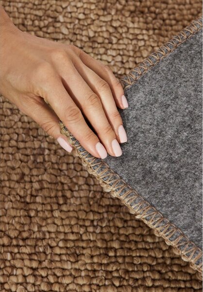 Světle hnědý pratelný koberec 80x150 cm Rocco Caramel – Elle Decoration