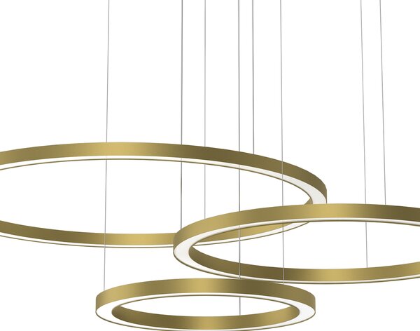 Závěsné LED svítidlo Galaxie, 3x LED 85w, 3500k, g