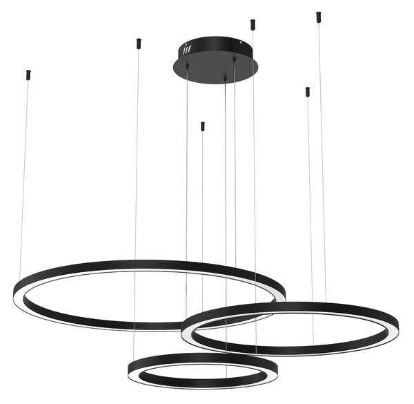 Závěsné LED svítidlo Galaxie, 3x LED 85w, 3500k, b