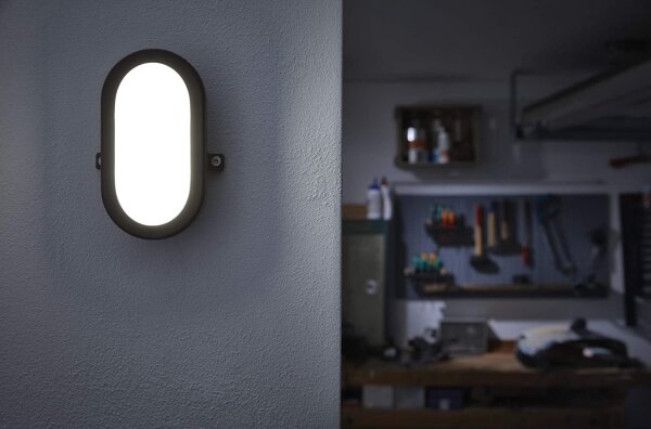Osram - LED Venkovní nástěnné svítidlo BULKHEAD LED/11W/230V IP54 černá