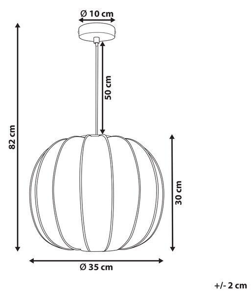 Závěsná lampa MARIETA Bílá