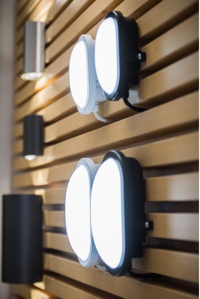 Osram - LED Venkovní nástěnné svítidlo BULKHEAD LED/11W/230V IP54 černá