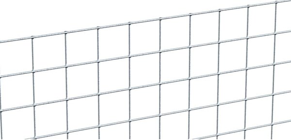 Drátěný plot Mřížový panel - 5 m x 50 cm - Pozinkovaná ocel - Oka 12,7 x 12,7 mm