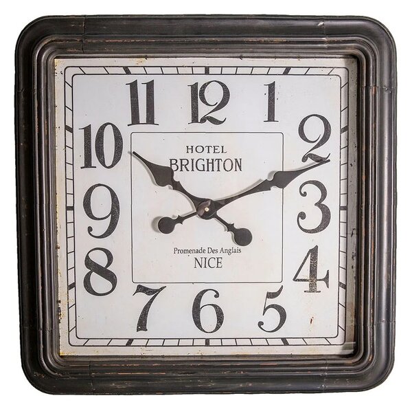 Antic Line Plechové hodiny Hotel Brighton 60 cm