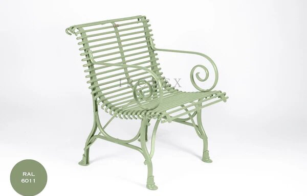 Kovová židle Arras Armchair A1 Barva: Pebble Grey - RAL 7032, Galvanizace: Nic