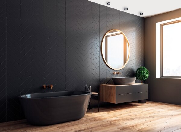 Kanlux 33122 - Koupelnové podhledové svítidlo FLINI 10W IP44 černá