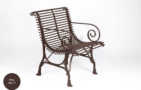 Kovová židle Arras Armchair A1 Barva: Pebble Grey - RAL 7032, Galvanizace: Nic
