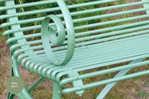 Kovová lavice Arras Curved Bench BCV Barva: Anthracite Grey - RAL 7016, Galvanizace: Nic