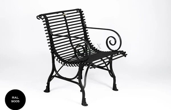 Kovová židle Arras Armchair A1 Barva: Pebble Grey - RAL 7032, Galvanizace: Nic