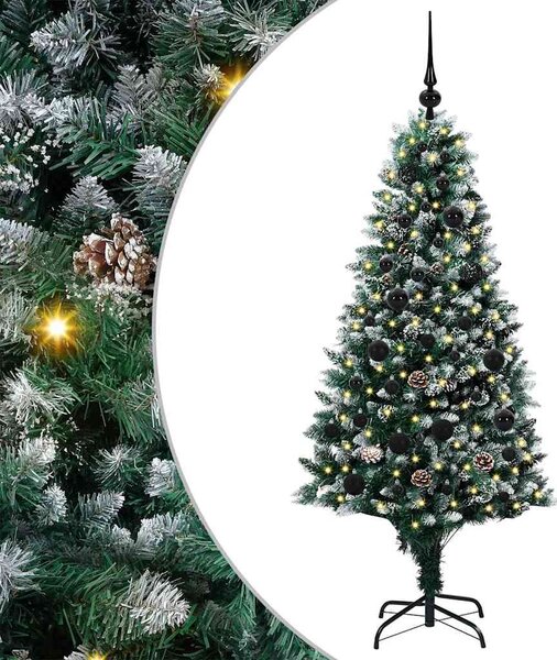 Umělý vánoční stromeček Zelená 150 cm PVC, ocel a plast 3396252