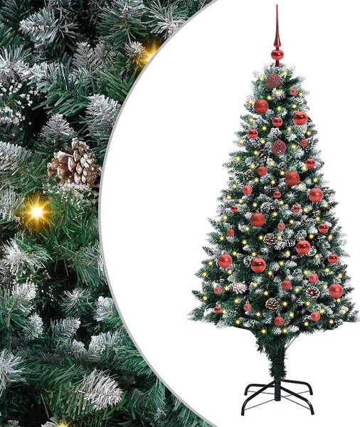 Umělý vánoční stromeček Zelená 150 cm PVC, ocel a plast 3396251
