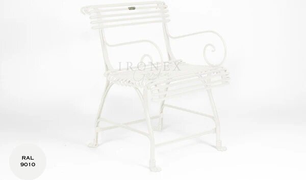 Kovová židle Arras US Armchair A3 Barva: Pebble Grey - RAL 7032, Galvanizace: Nic