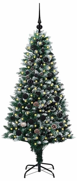 Umělý vánoční stromeček Zelená 150 cm PVC, ocel a plast 3396252