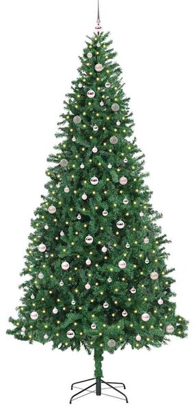 Umělý vánoční stromeček Zelená 300 cm PVC, kov a plast 3394796