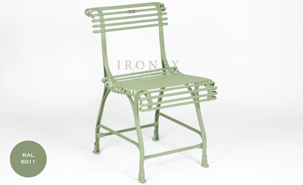 Kovová židle Arras US Chair C2 Barva: Moss Green - RAL 6005, Galvanizace: Nic