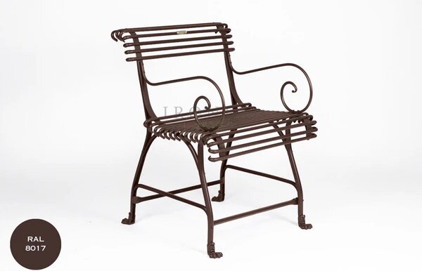 Kovová židle Arras US Armchair A3 Barva: Pebble Grey - RAL 7032, Galvanizace: Nic