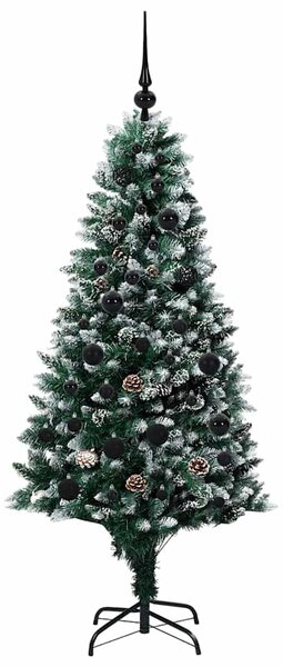 Umělý vánoční stromeček Zelená 150 cm PVC, ocel a plast 3396252
