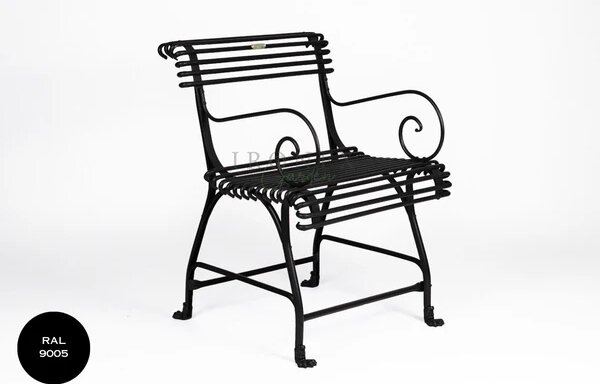 Kovová židle Arras US Armchair A3 Barva: Pebble Grey - RAL 7032, Galvanizace: Nic