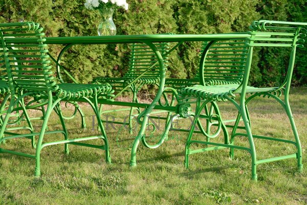 Kovová židle Arras US Chair C2 Barva: Moss Green - RAL 6005, Galvanizace: Nic