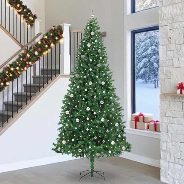Umělý vánoční stromeček Zelená 300 cm PVC, kov a plast 3394796