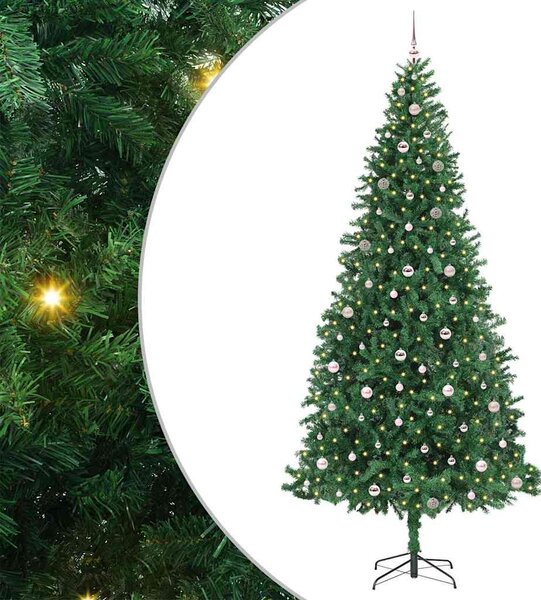 Umělý vánoční stromeček Zelená 300 cm PVC, kov a plast 3394796