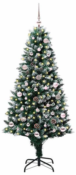 Umělý vánoční stromeček Zelená 150 cm PVC, ocel a plast 3396253