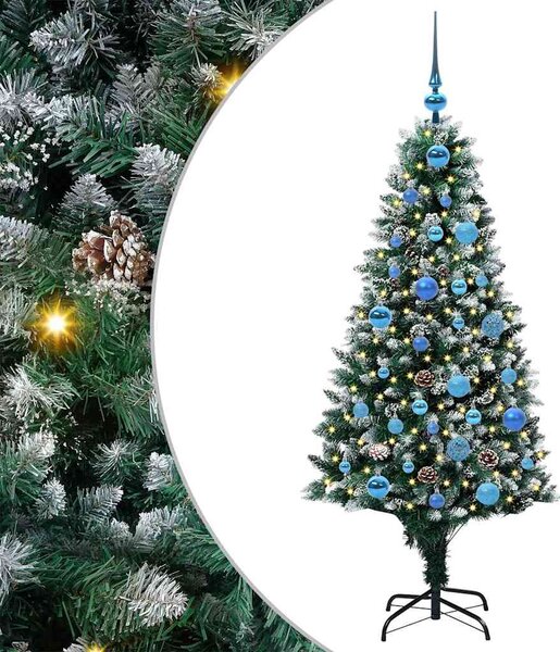 Umělý vánoční stromeček Zelená 150 cm PVC, ocel a plast 3396258