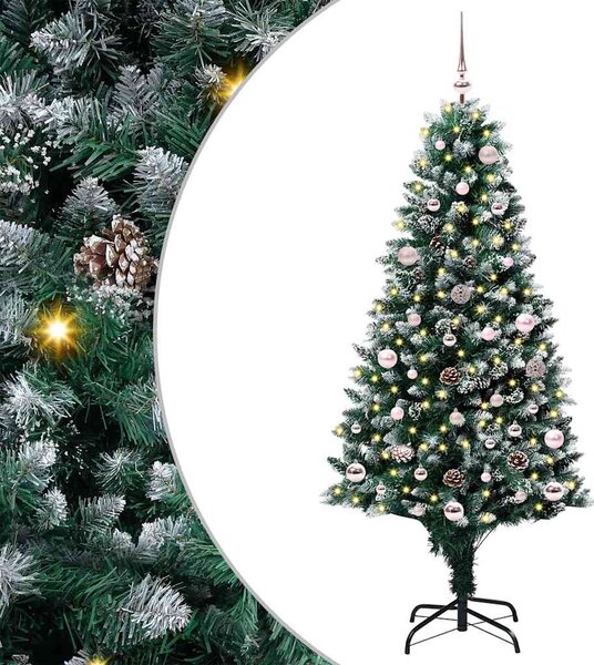 Umělý vánoční stromeček Zelená 150 cm PVC, ocel a plast 3396253