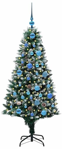 Umělý vánoční stromeček Zelená 150 cm PVC, ocel a plast 3396258