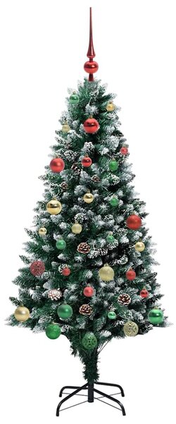 Umělý vánoční stromeček Zelená 150 cm PVC, ocel a plast 3396259